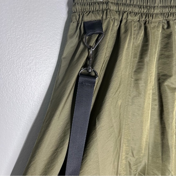 New Ruti The Parachute Wide Leg Pants Olive Green Sz XS - Picture 3 of 9
